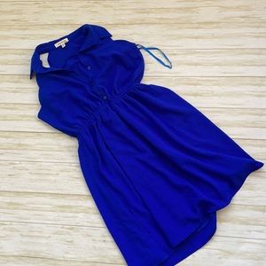 Monteau Cobalt Blue Sleeveless Spring Dress